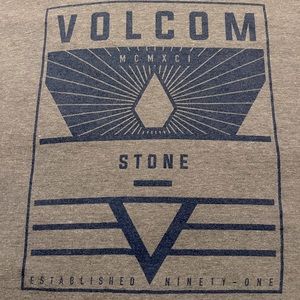 Volcom Mens Gray T-Shirt. Size Large